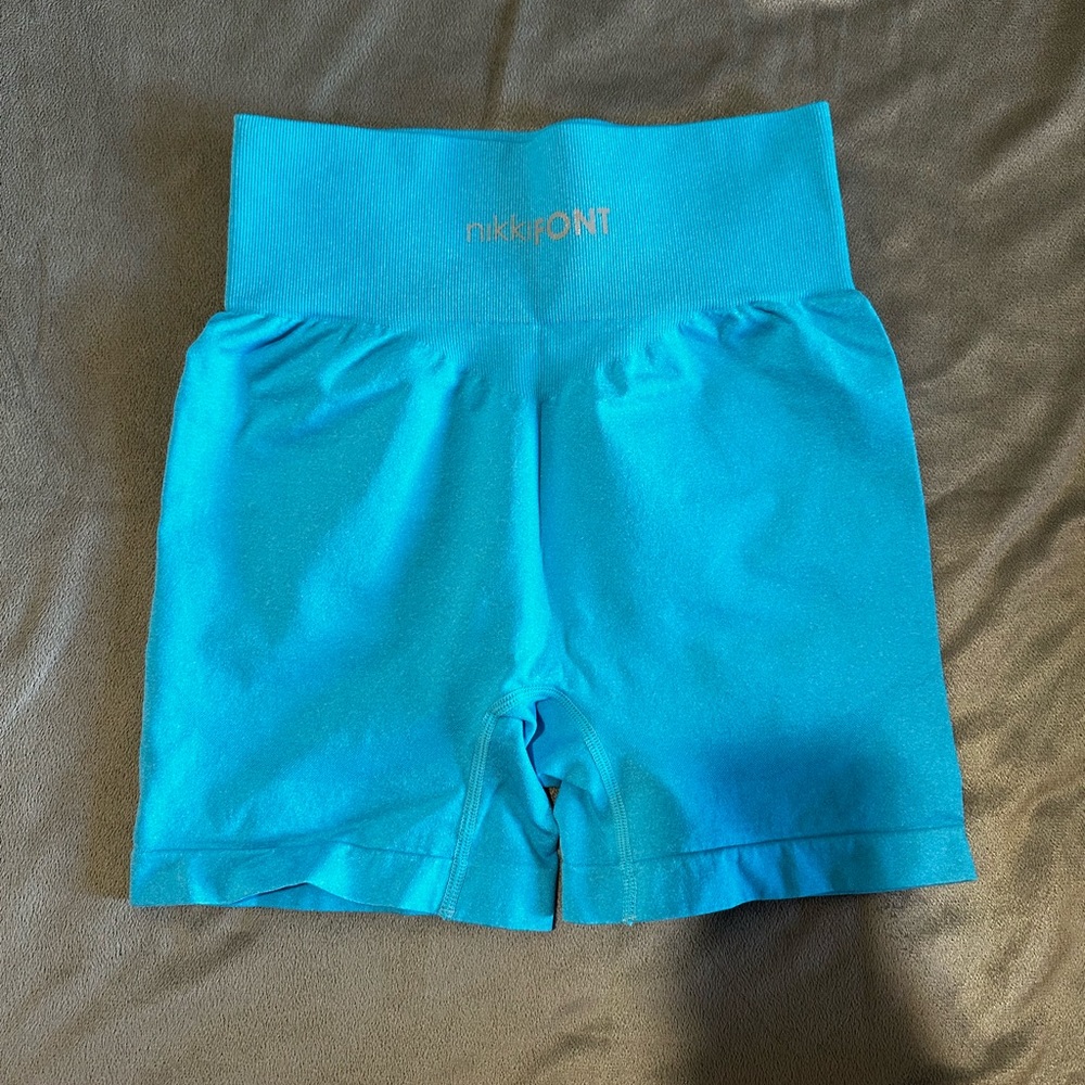 Women's Blue Athletic Shorts